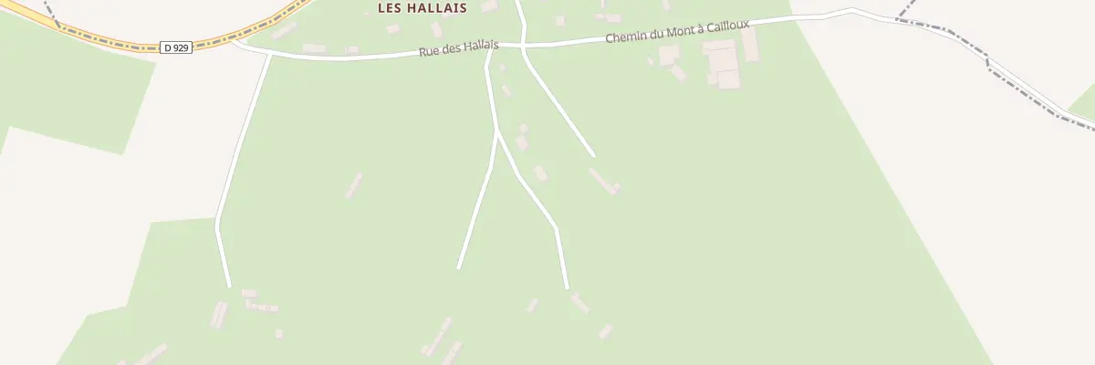 Plan du 221B Rue des Hallais à Bouelles