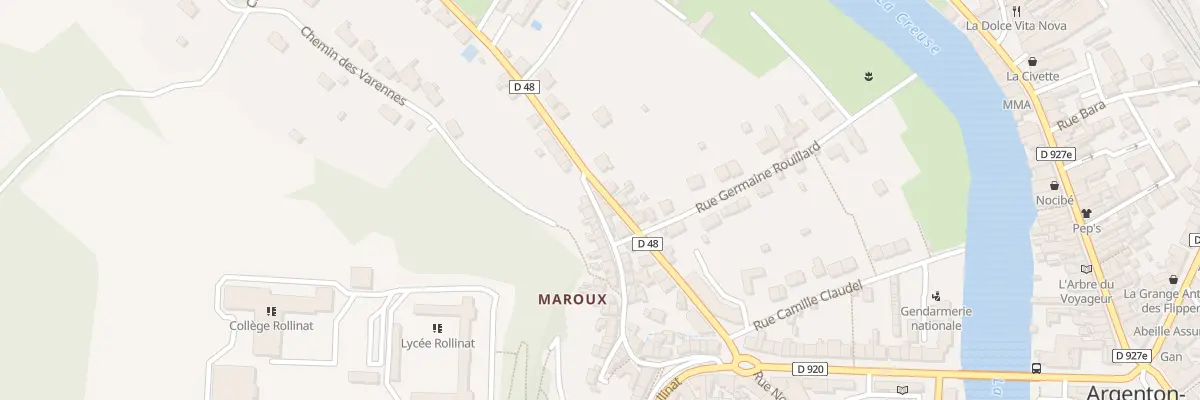 Plan du 34 Rue de Maroux à Argenton-sur-Creuse