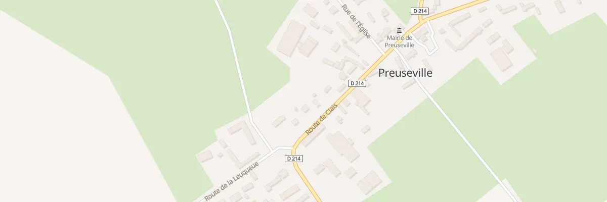 Plan du 14B Rte de Clais à Preuseville