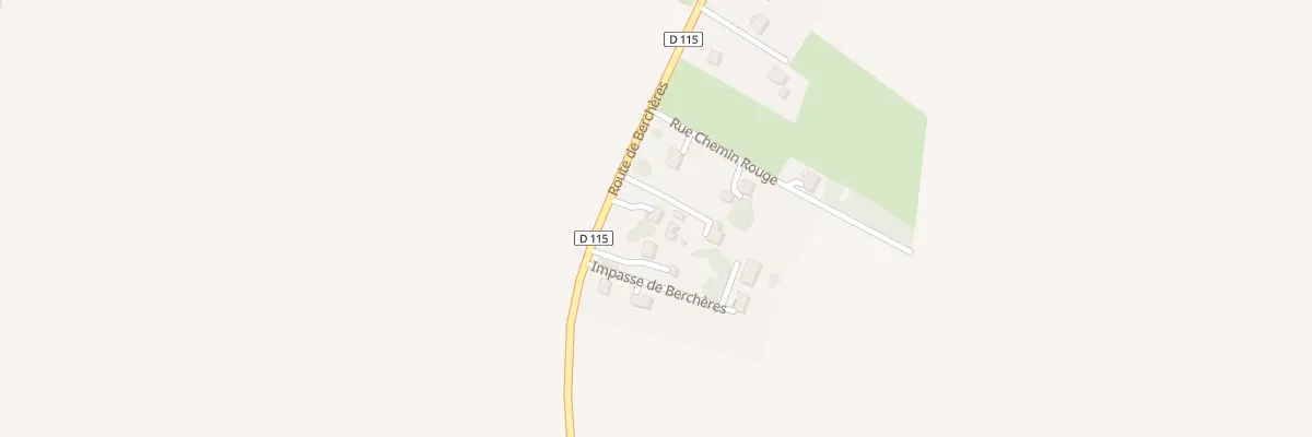 Plan du 12 Rte de Berchères à Bû