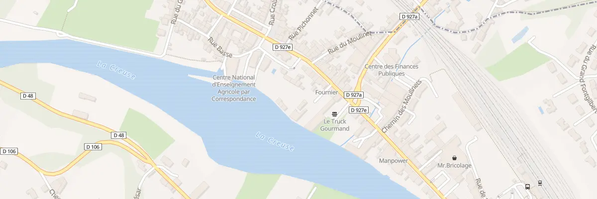 Plan du 63 Rue Jean-jacques Rousseau à Argenton-sur-Creuse