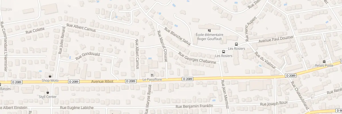 Plan du 8 Rue Marcel Crouzat à Brive-la-Gaillarde