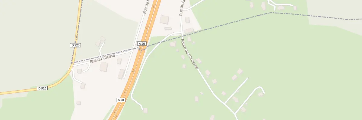 Plan du 5174 Puy Pialat à Nespouls