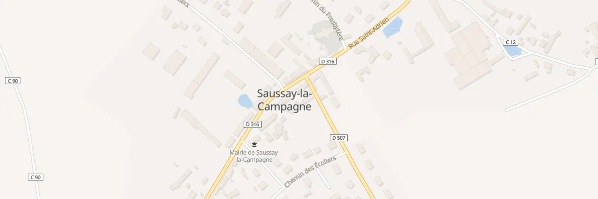 Plan du 51 Rue St Adrien à Saussay-la-Campagne