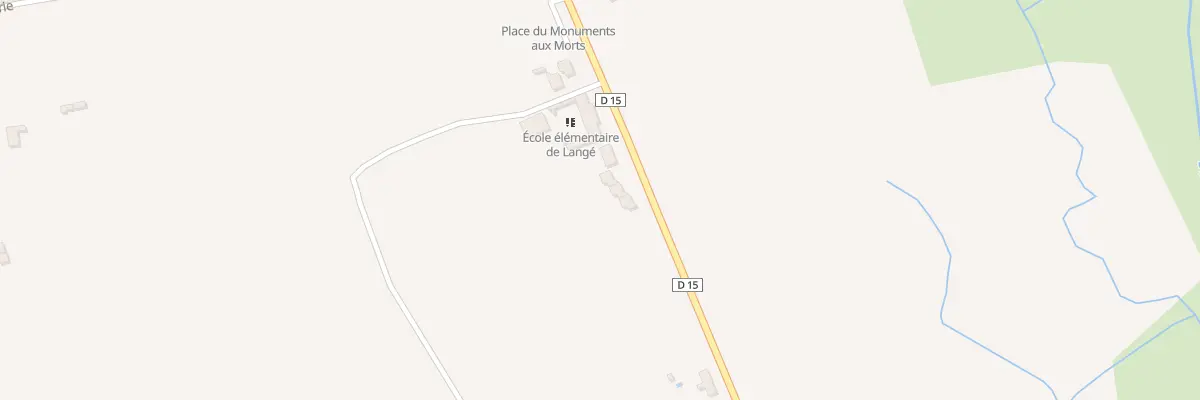 Plan du 14 Rue de la Mairie à Langé