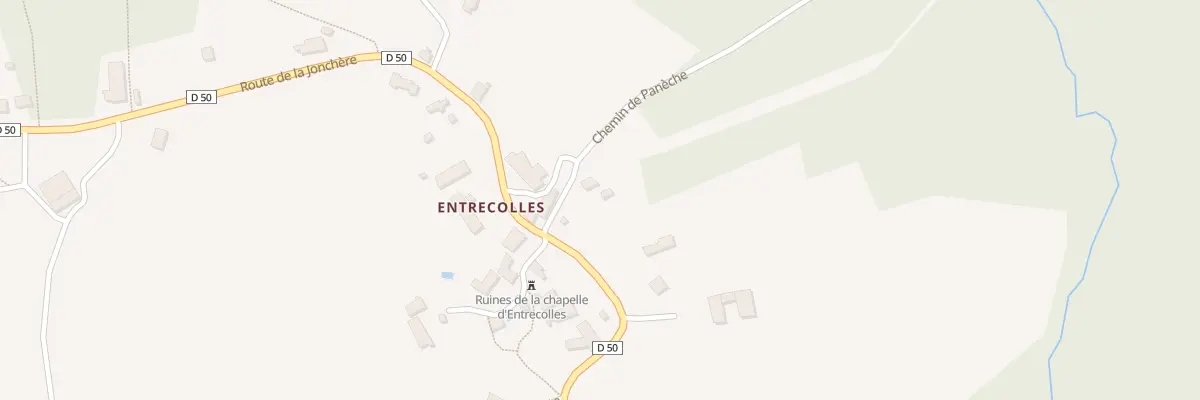 Plan du 5177 Village d’Entrecolles aux Billanges