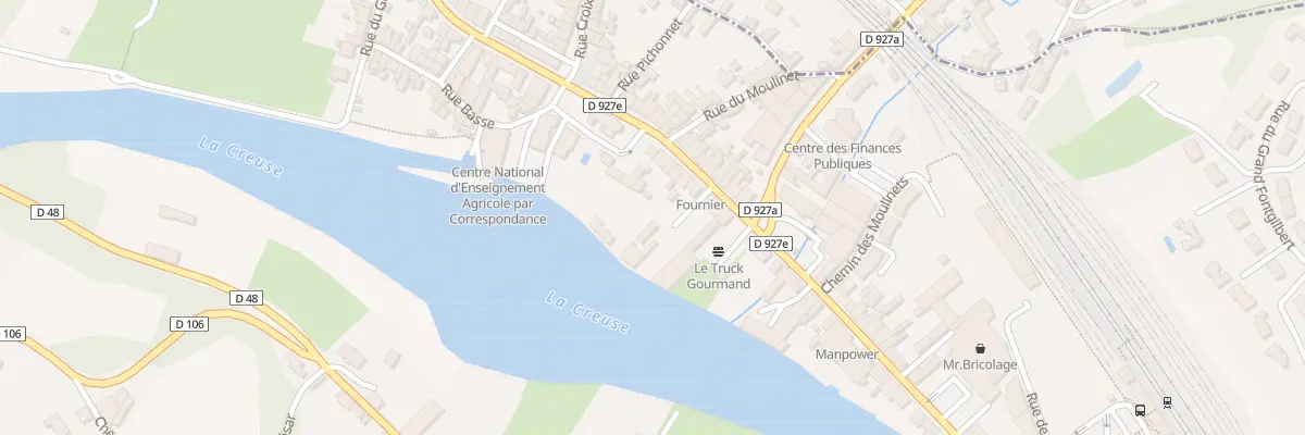 Plan du 61 Rue Jean-jacques Rousseau à Argenton-sur-Creuse