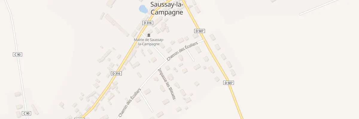 Plan du 9 Imp Derriere les Jardins à Saussay-la-Campagne