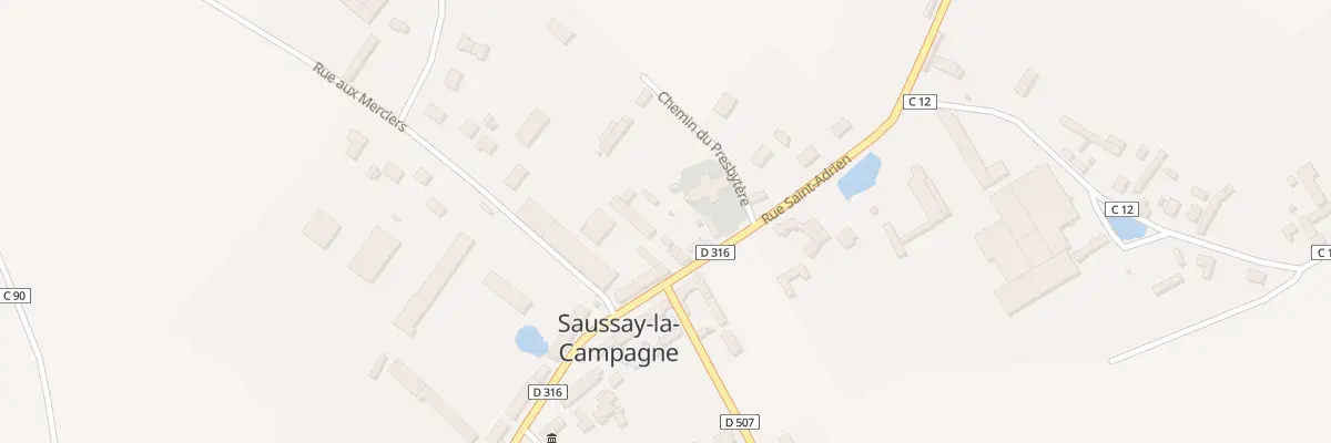 Plan du 50 Rue St Adrien à Saussay-la-Campagne