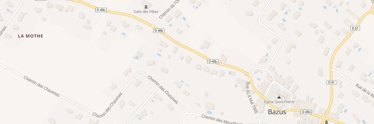 Plan du 245 Rte de Gargas à Bazus