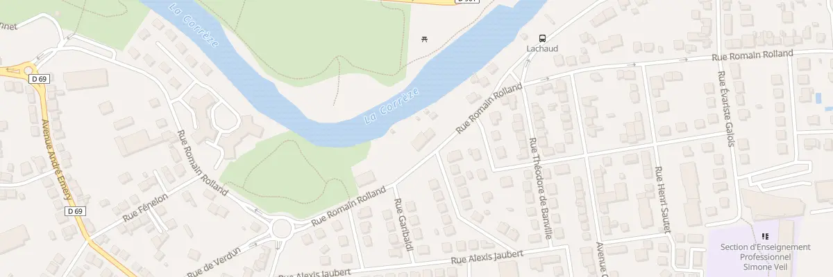 Plan du 114 Rue Romain Rolland à Brive-la-Gaillarde