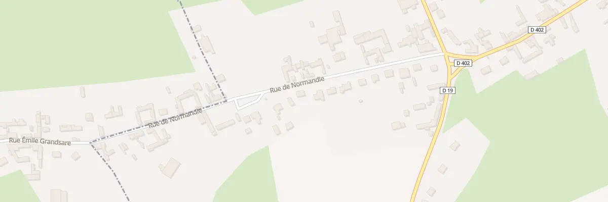 Plan du 19 Rue de Normandie à Yzengremer