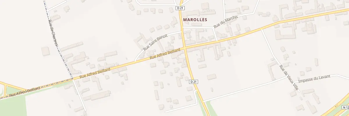 Plan du 1B Rue Alfred Beillard à Broué