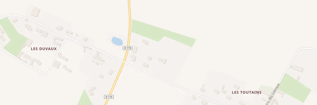 Plan du 1T Rue des Toutains à Bû