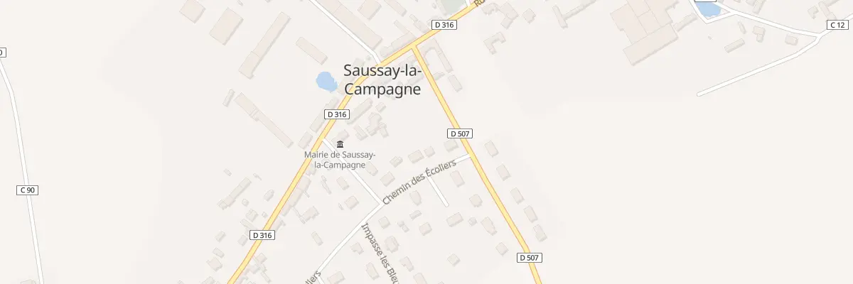 Plan du 6 Che des Ecoliers à Saussay-la-Campagne