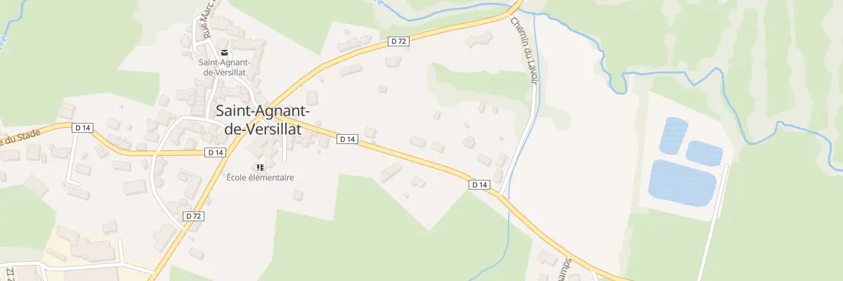 Plan du 7 Rte de Manze à Saint-Agnant-de-Versillat