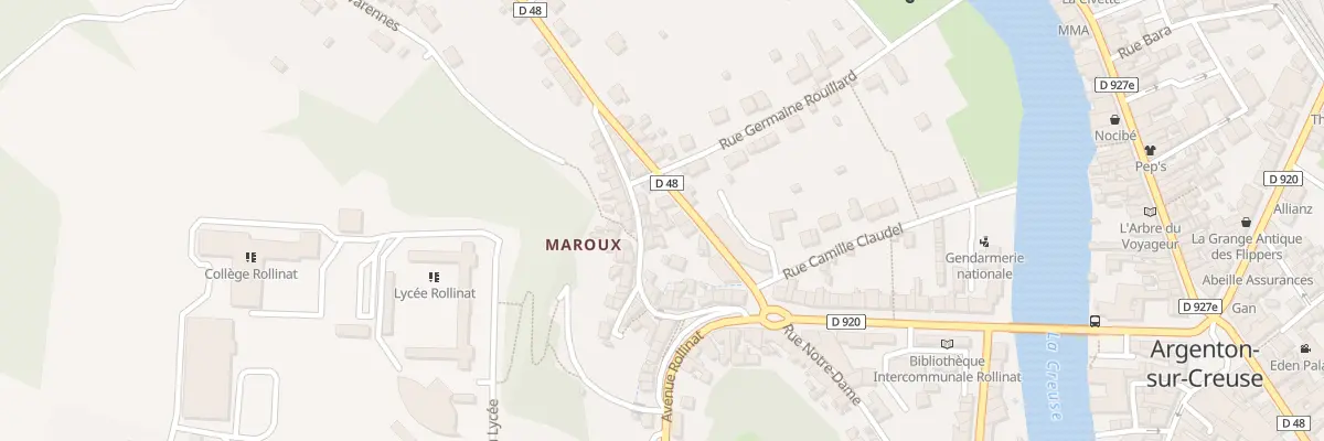 Plan du 7 Rue Jeanne Juillet à Argenton-sur-Creuse