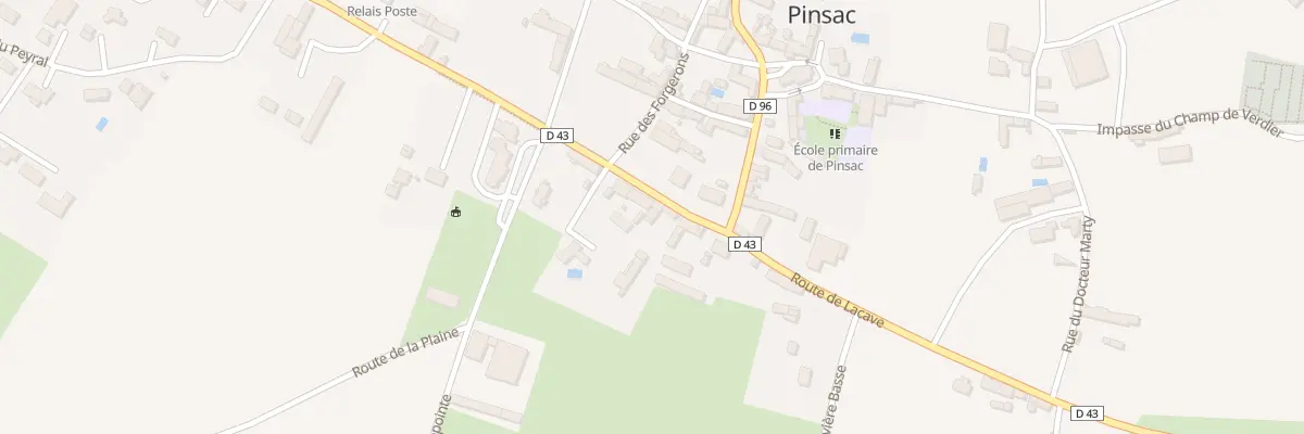 Plan du 5050 Pinsac à Pinsac