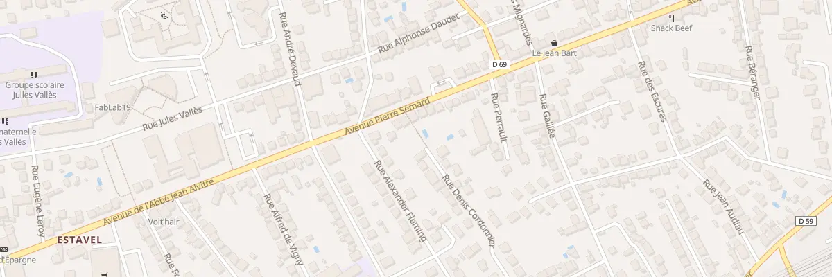 Plan du 111B Av Pierre Semard à Brive-la-Gaillarde