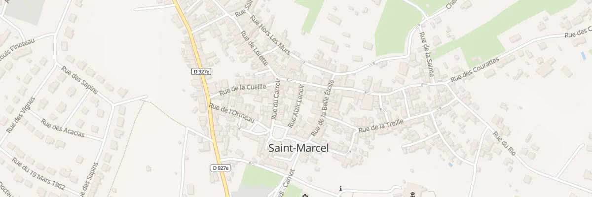 Plan du 9 Rue Alzir Lenoir à Saint-Marcel