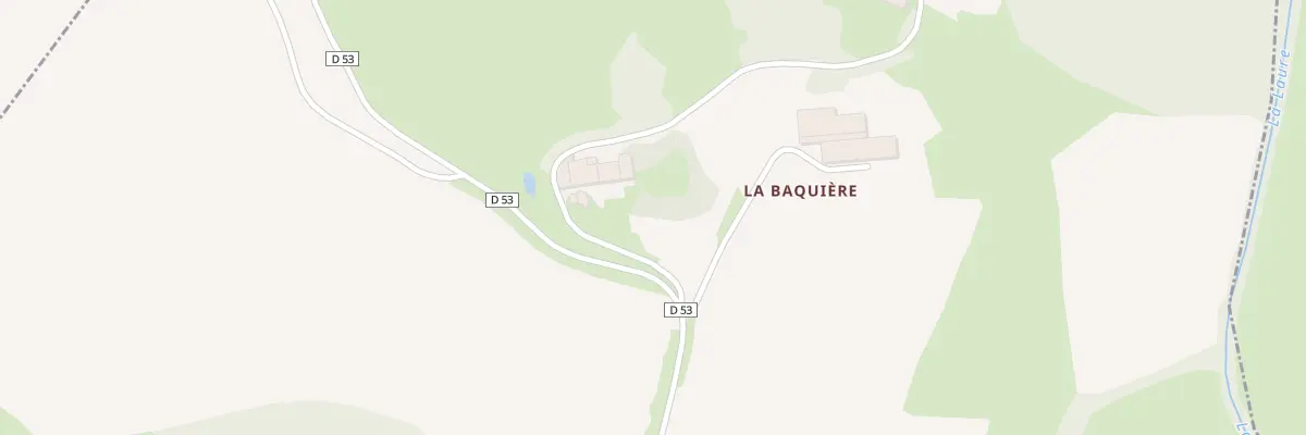 Plan du 2 La Baquiere à Lescousse