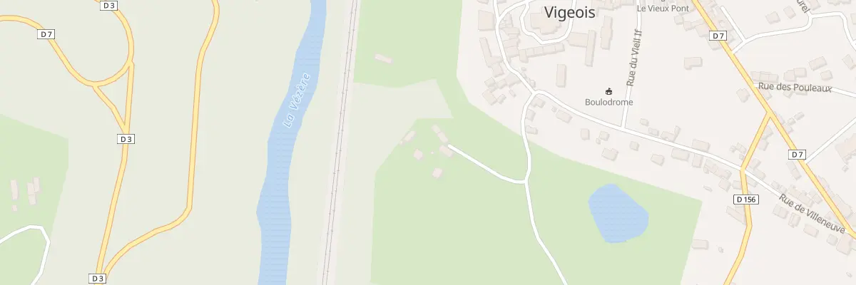 Plan du 5651 Le Bourg à Vigeois