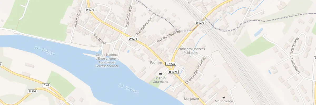Plan du 46 Rue Jean-jacques Rousseau à Argenton-sur-Creuse