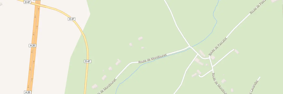 Plan de Chem des Lavandes à Montdoumerc