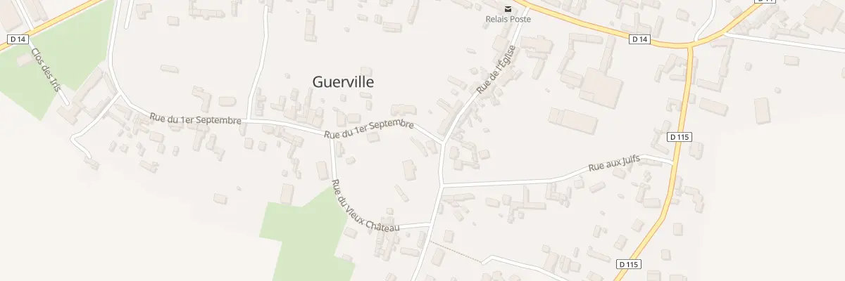 Plan du 38 Rue du Premier Septembre à Guerville