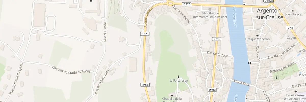 Plan du 37T Av Rollinat à Argenton-sur-Creuse