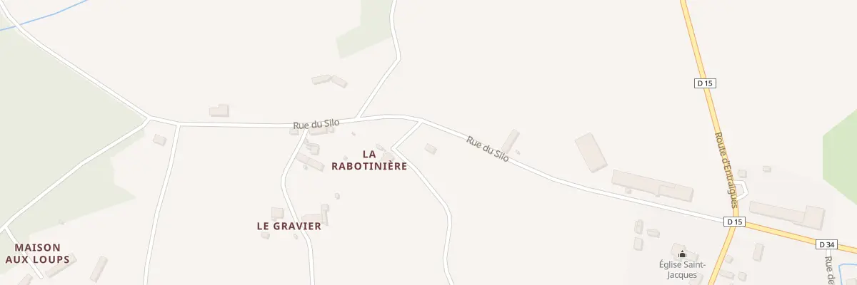 Plan du 5105 Les Maisons Rouges à Langé