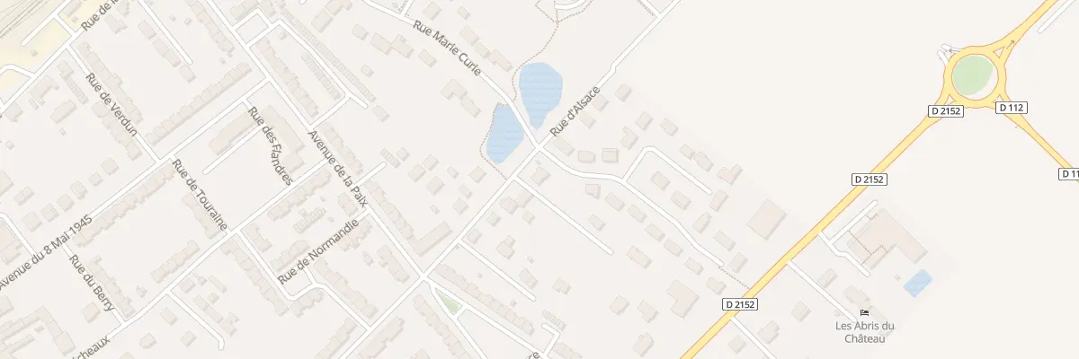 Plan du 10B Rue d’Alsace à Mer