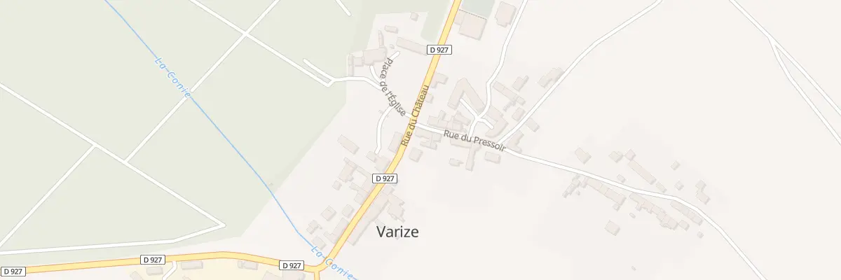 Plan du 15 Rue du Château à Varize
