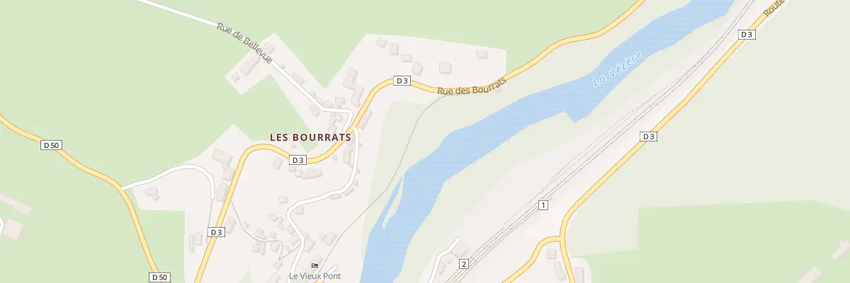 Plan du 5314A Les Bourrats à Vigeois