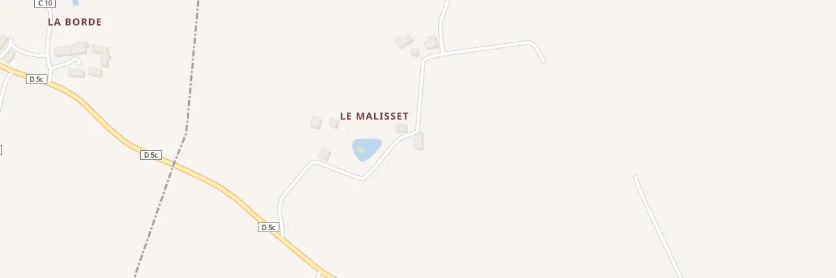 Plan du 2 Le Malisset à Bazaiges