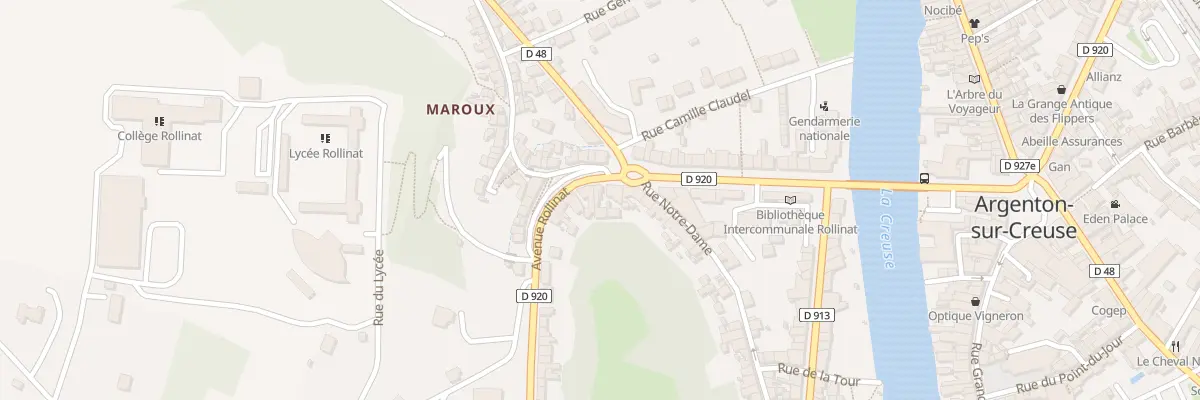Plan du 17A Rue Res Anna E Amedee Rollinat à Argenton-sur-Creuse