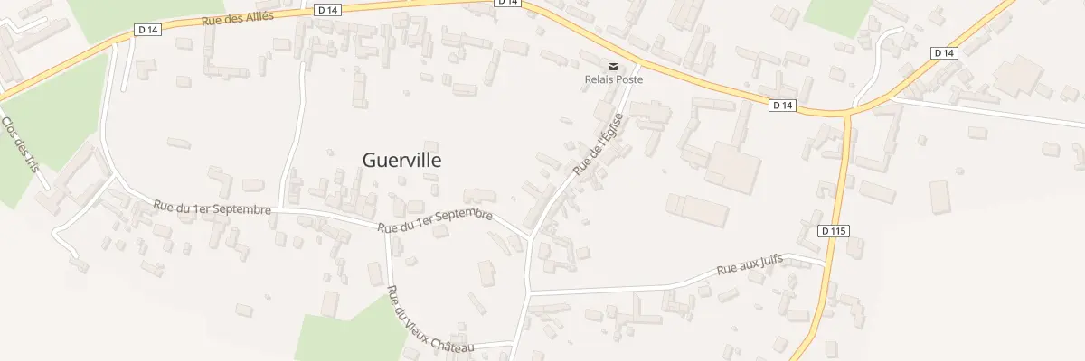 Plan du 12 Rue de l’Eglise à Guerville