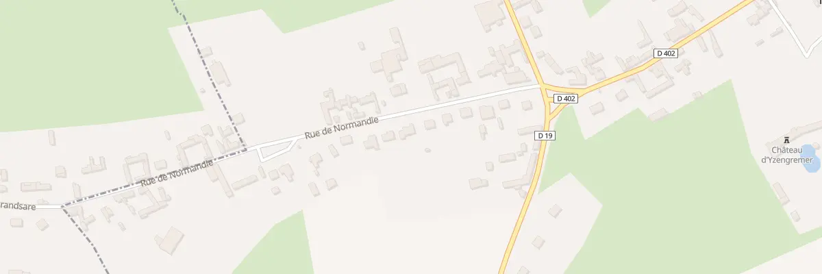 Plan du 13 Rue de Normandie à Yzengremer