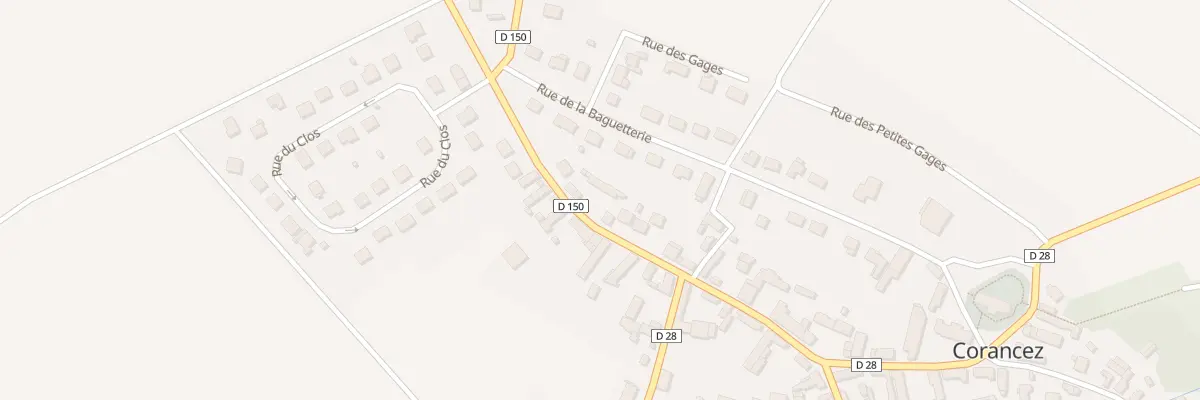 Plan du 12 Rue de la République à Corancez