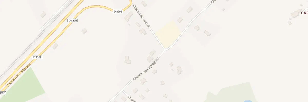 Plan du 1017 Che de Cayragues à Réalville