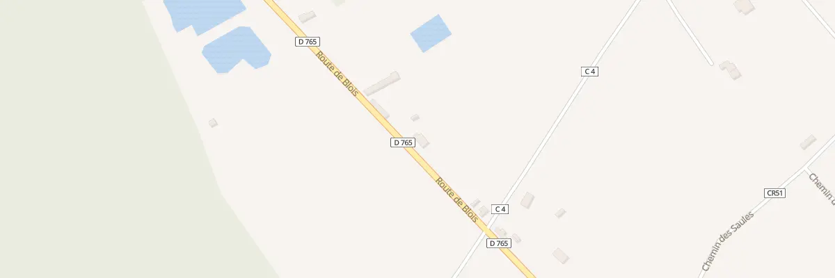 Plan du 681 Rte de Blois à Fontaines-en-Sologne