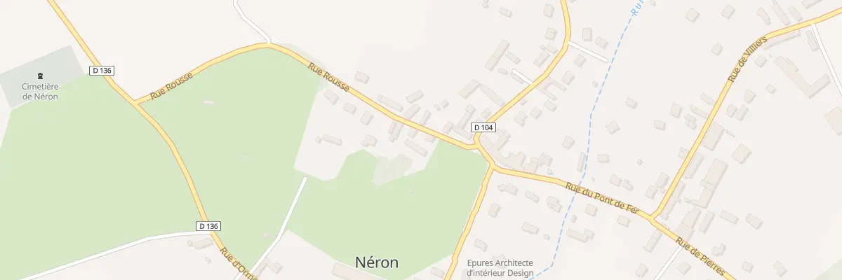 Plan du 1 Rue Rousse à Néron
