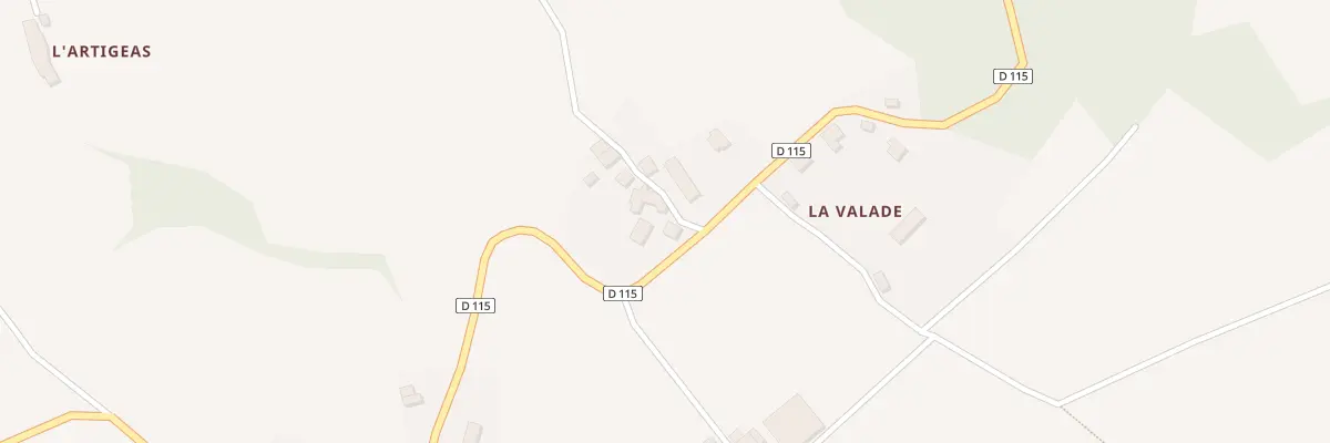 Plan du 6 La Valade à Saint-Denis-des-Murs