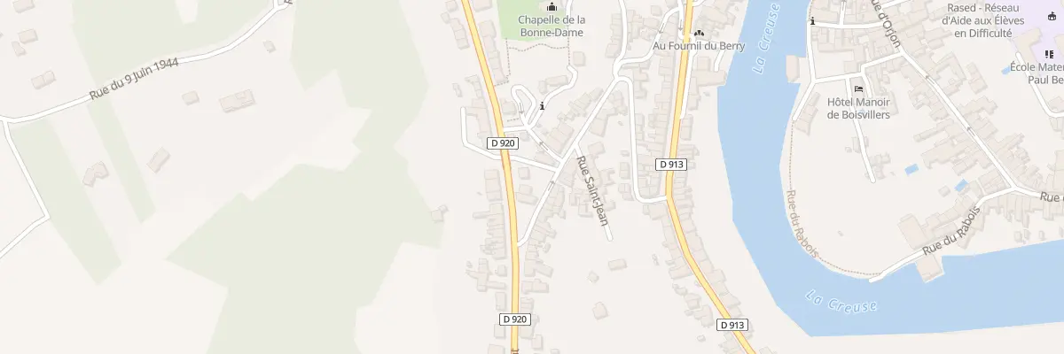 Plan du 59B Av Rollinat à Argenton-sur-Creuse