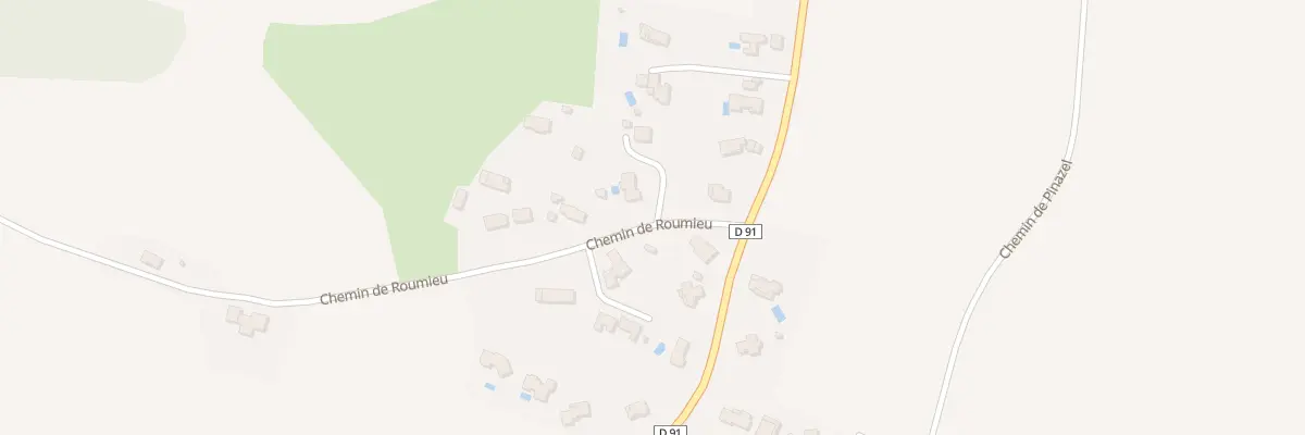 Plan du 72 Che de Roumieu à Montbrun-Lauragais