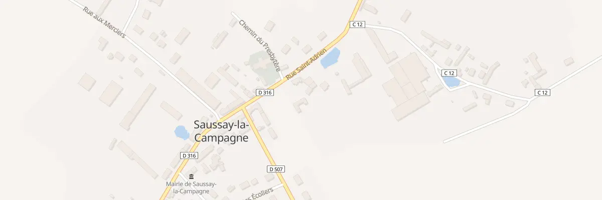 Plan du 59 Le Village à Saussay-la-Campagne