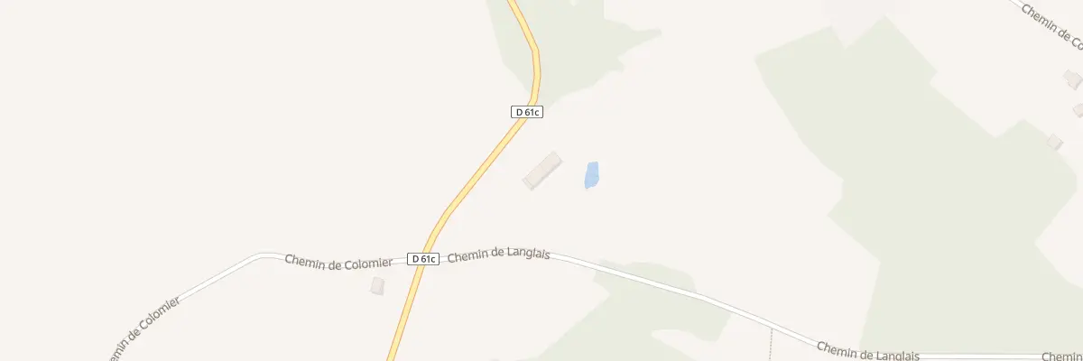 Plan du 706 Che de Langlais à Montjoire
