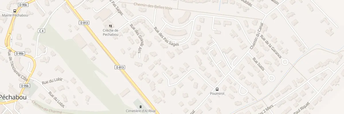 Plan du 23 Rue des Pas Sages à Péchabou
