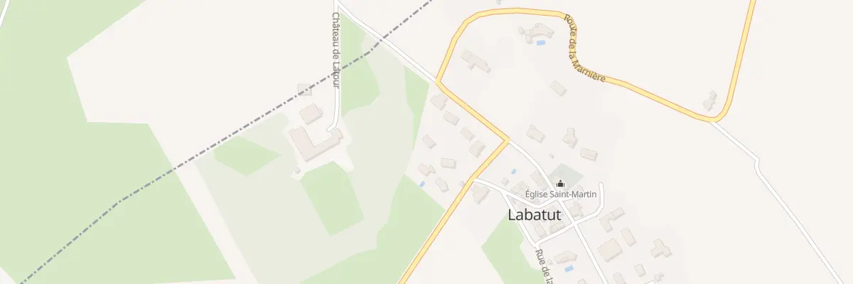 Plan du 5 Lot Clos du Chateau de la Tour à Labatut