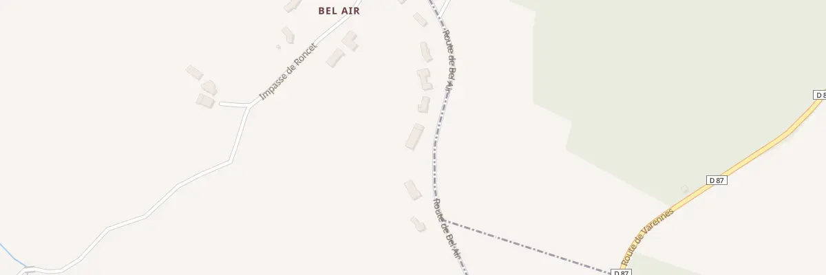 Plan du 609 Rte Bel Air à Varennes